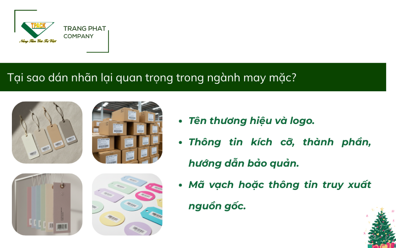 1. Tại sao dán nhãn lại quan trọng trong ngành may mặc?