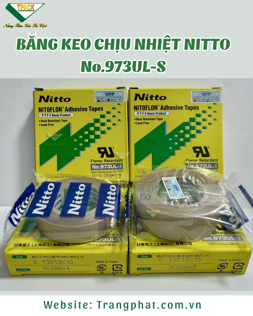 Băng Keo Chịu Nhiệt Nitto No.973UL-S
