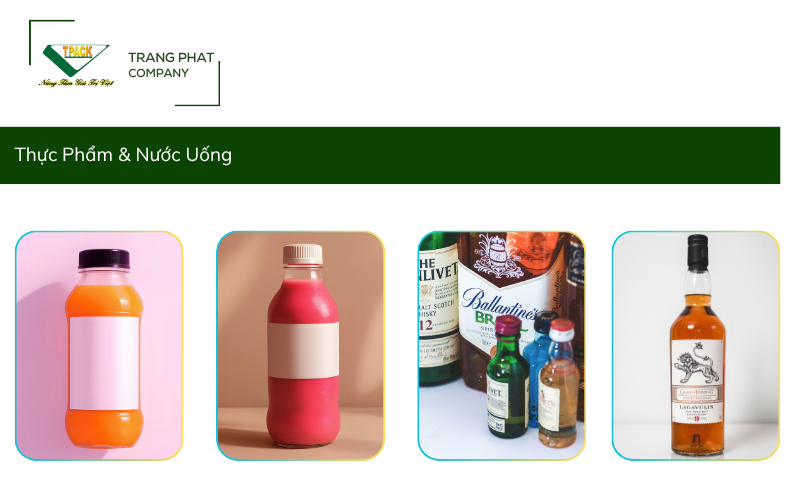 ỨNG DỤNG MÁY DÁN NHÃN DECAL TRONG NGÀNH THỰC PHẨM VÀ NƯỚC UỐNG