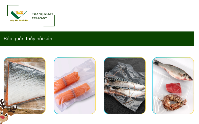 bảo quản thủy hải sản bằng máy hút chân không 