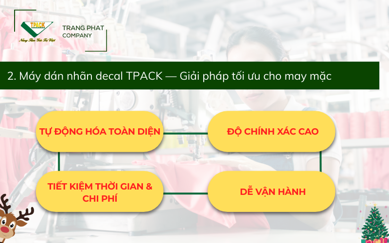 TÍNH NĂNG CỦA MÁY DÁN NHÃN TPACK
