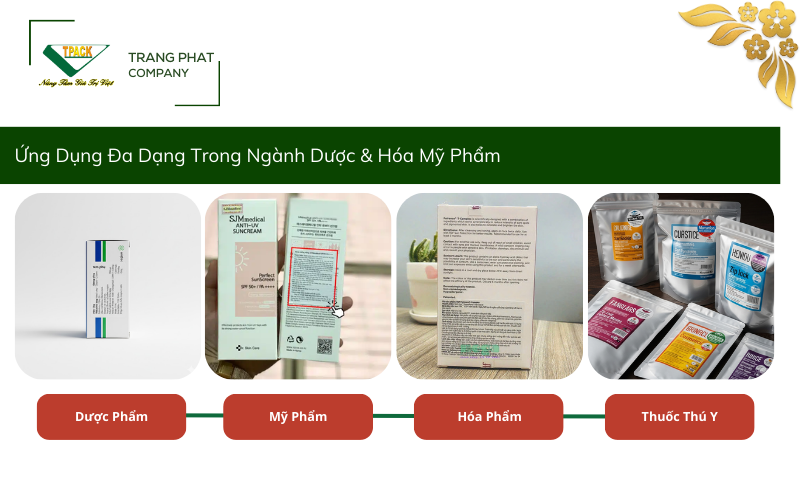 Ứng Dụng Đa Dạng Trong Ngành Dược & Hóa Mỹ Phẩm