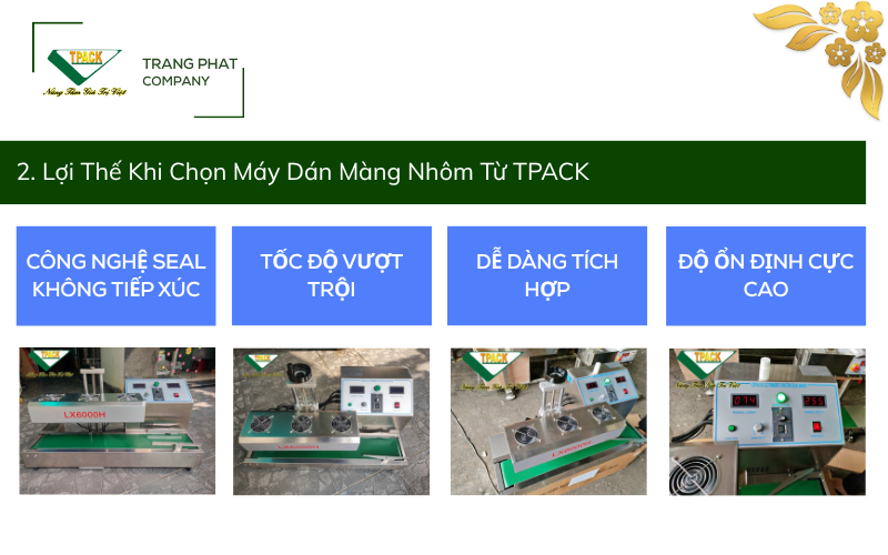 Lợi Thế Khi Chọn Máy Dán Màng Nhôm Từ T-PACK
