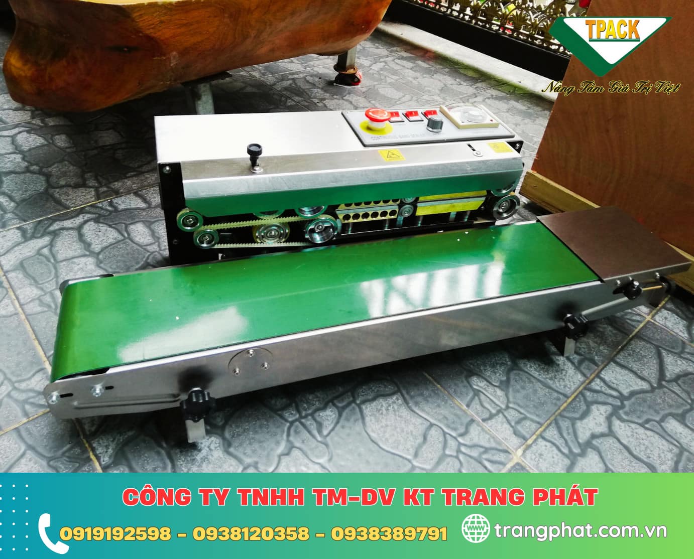máy hàn miệng túi liên tục frd770