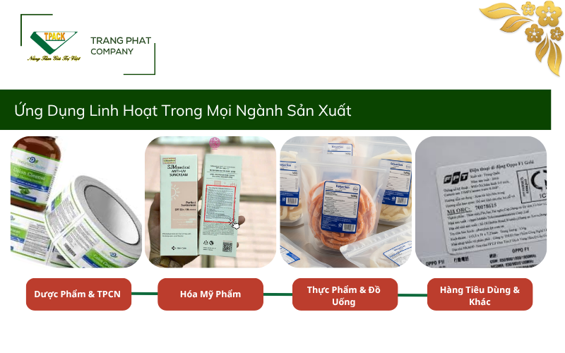 Ứng Dụng Linh Hoạt Trong Mọi Ngành Sản Xuất