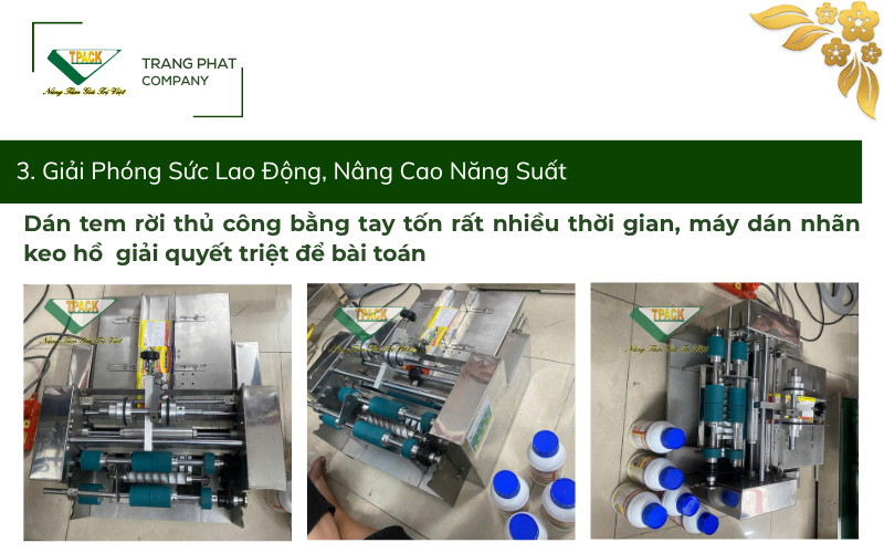 Lợi Ích Vượt Trội Khi Sử Dụng Máy Dán Nhãn Keo Hồ (Dán Tem Rời) Trong Sản Xuất