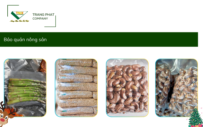 bảo quản nông sản bằng máy hút chân không 