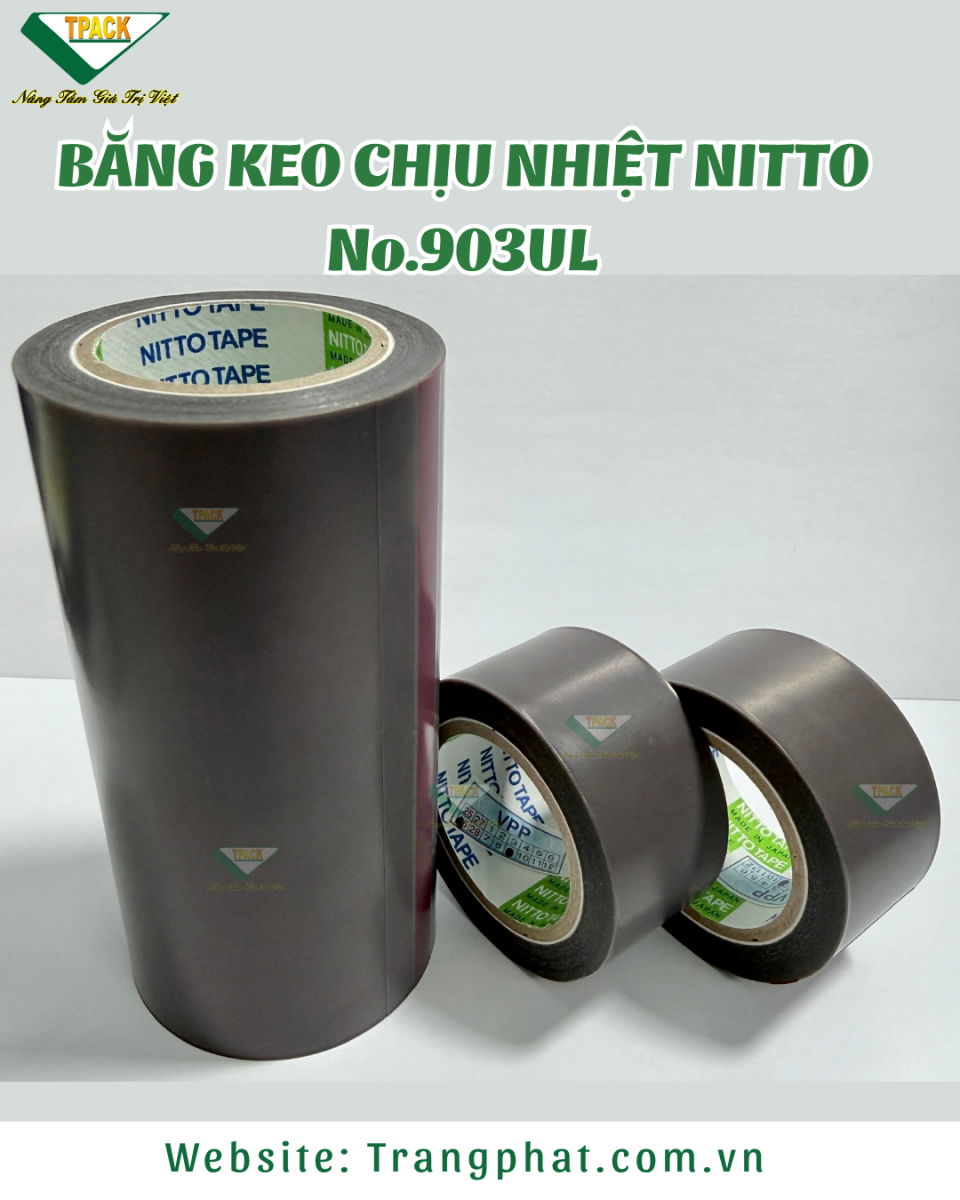 Băng Keo Chịu Nhiệt Nitto No.903UL Chống Cháy Chuẩn UL-510