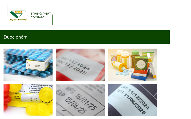 Ruybang in date cho ngành dược 