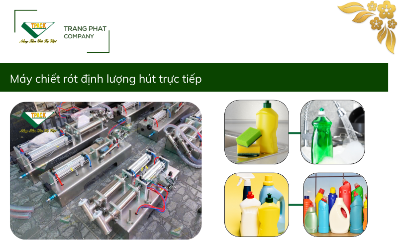 máy chiết rót định lượng không bồn chứa