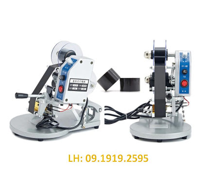 máy in date ribbon nhấn tay