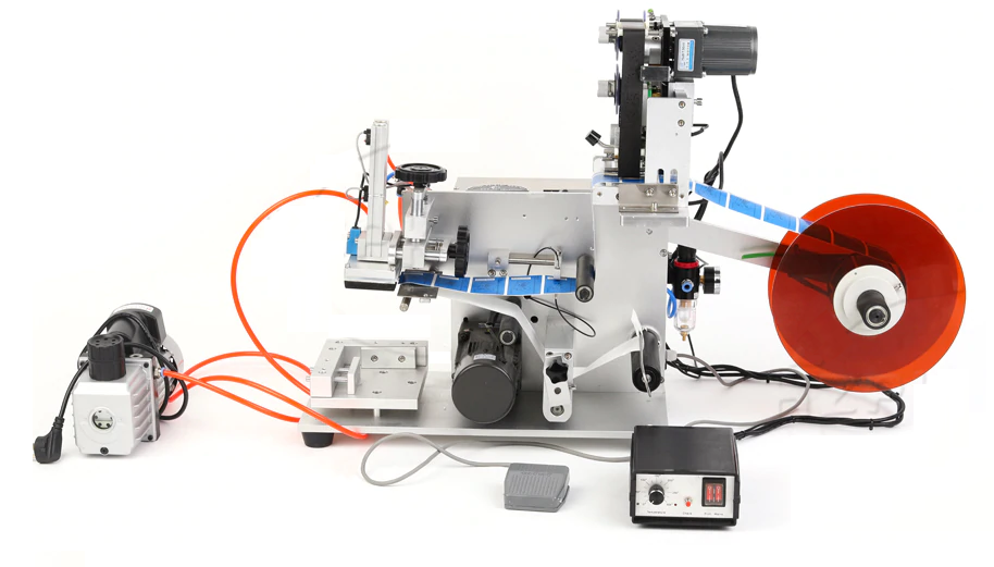 máy dán nhãn nhãn decal chai dep (dán nhãn mặt trên) Bán tự động TPMT-60
