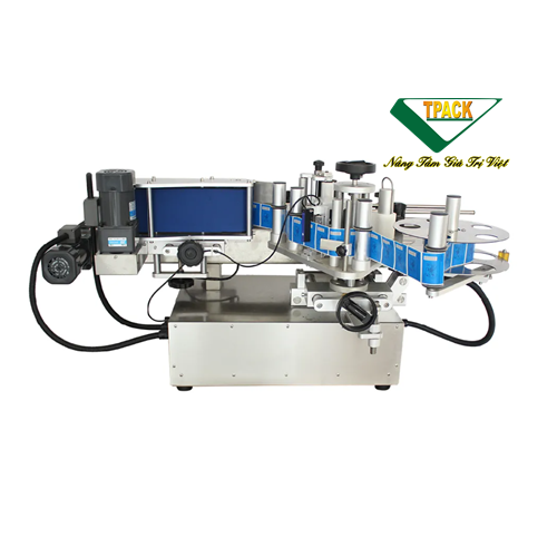 máy dán nhã decal chai tròn tự động mini TPTRBLM-120A