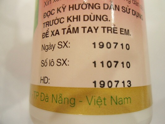 nhãn dán in date bằng ruy băng in date