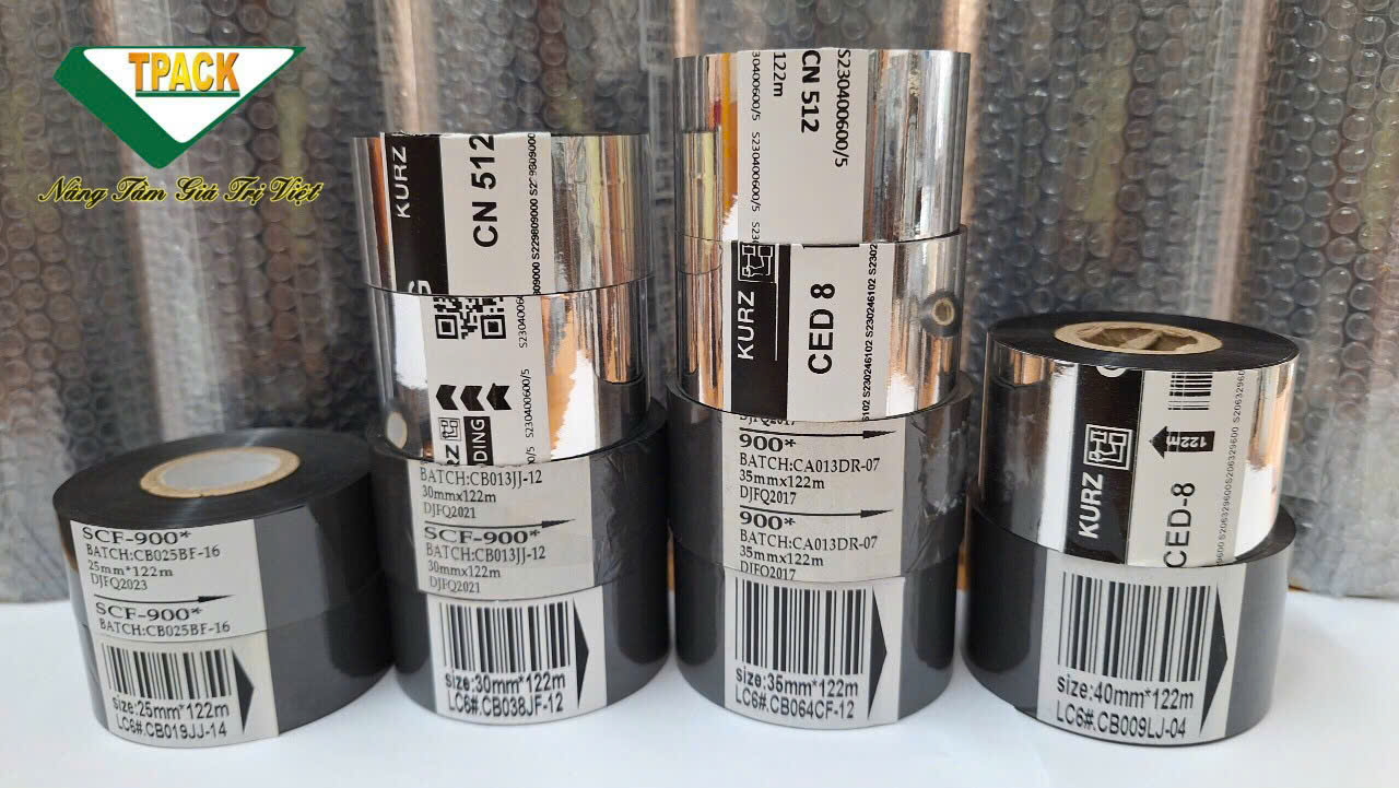 CÁC LOẠI RUY BĂNG IN DATE CHUYÊN DỤNG