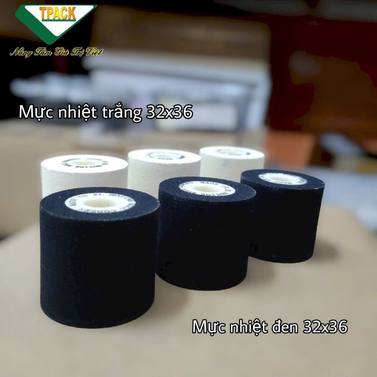 mực nhiệt in date màu đen